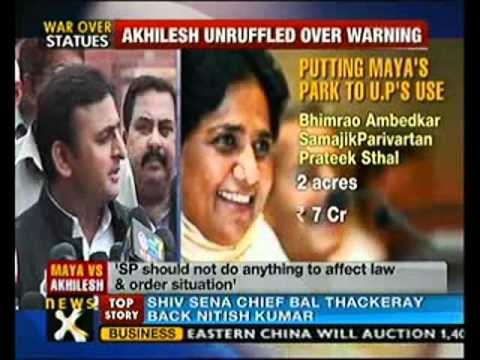 Politics over statues continues in UP-NewsX