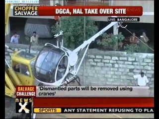 Bangalore:  Crash landed HAL chopper grounded-NewsX