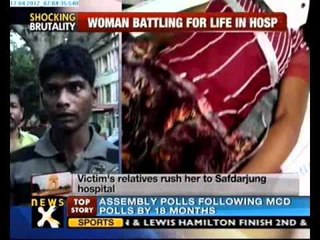 Delhi: Beaten up domestic help, battles for life - NewsX