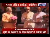 India News : Narendra Modi touches LK Advani's feet at Bhopal rally, but veteran looks away