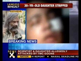 Goons thrash retired scientist, strip daughter in Kolkata - NewsX