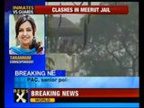 Inmates, prison authorities clash in Meerut jail-NewsX