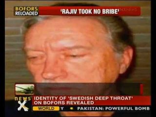 Rajiv didn't take bribe in Bofors deal: Ex-Swedish police chief  - NewsX