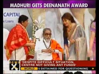 Madhuri honored with Deenanath Mangeshkar Aadi-shakti award - NewsX