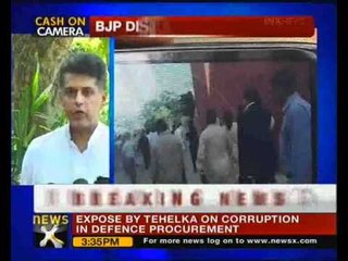 Bangaru taint: BJP not clean on corruption, says Congress