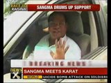 Presidential polls: Sangma meets Prakash Karat - NewsX