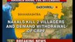 Naxals kill 2, abduct 10 villagers in Gadchiroli-NewsX