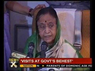 President Patil dismisses row over her costly foreign trips-NewsX