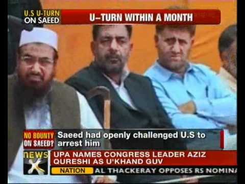 US takes U-turn over bounty on Hafiz Saeed-NewsX