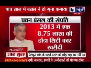 Pawan Bansal's assets double in 5 years