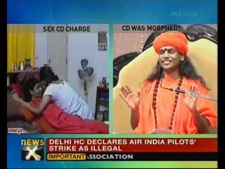 Download Video: Kanchi seer opposes Nityanand's cornoration for Shaivite Matth - NewsX