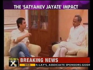 Aamir Khan meets Rajasthan CM over female foeticide - NewsX
