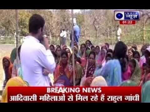 Live: Rahul Gandhi interacts with tribal women in MP