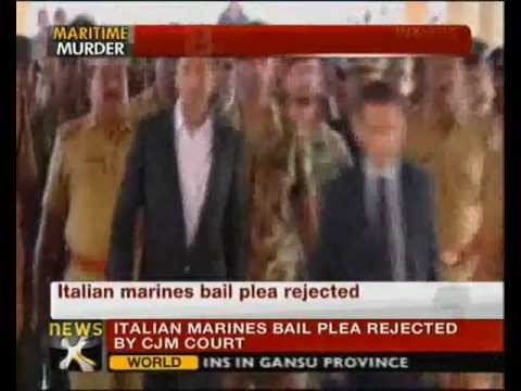 Fishermen killing: Court rejects Italian marines' bail plea - NewsX