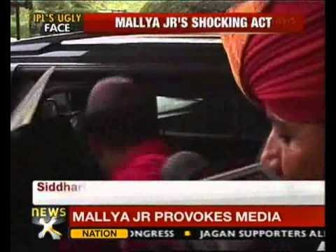 Luke Pomersbach row: Siddharth Mallya misbehaves with journalist - NewsX