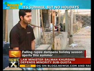 Summer Sizzle: Rupee fall dampens vacation plans - NewsX