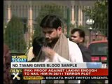 ND Tiwari gives blood sample in paternity suit - NewsX