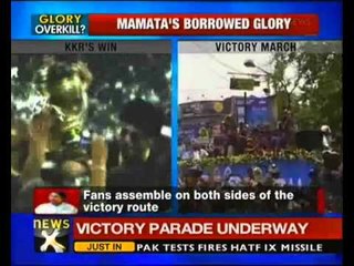 KKR players get grand welcome in Kolkata - NewsX