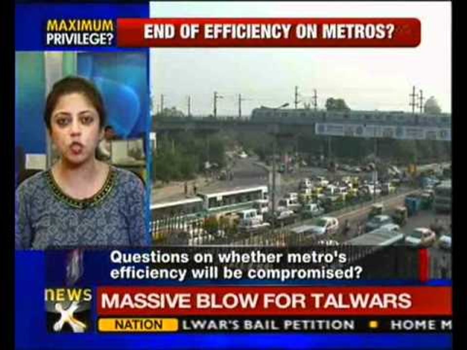 MPs want special privileges on Delhi Metro - NewsX