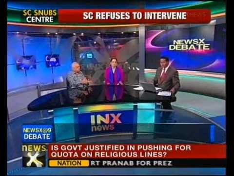 NewsX@9: Supreme Court asks government to explain minority quota NewsX