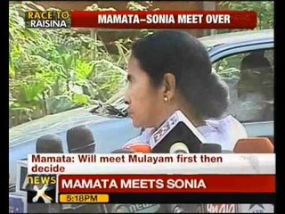 Sonia's first choice Pranab, second Ansari: Mamata - NewsX