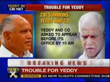 Illegal mining case: Yeddy's son arrives at CBI office - NewsX