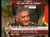 Former Army Chief VK Singh likely to join politics - NewsX