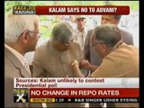 Presidential poll: Abdul Kalam refuses to contest - NewsX