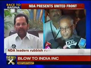 NDA leaders rubbish rumors of internal rift - NewsX