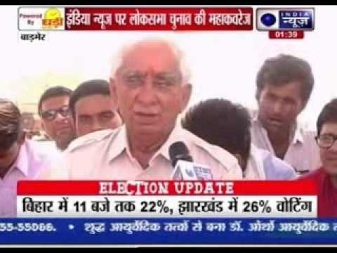 2014 Lok Sabha Polls: Jaswant Singh casts his vote