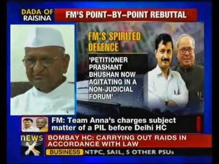 Pranab slams Team Anna, says allegations unfair, motivated - NewsX