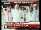 Narendra Modi evades question on Nitish Kumar - NewsX