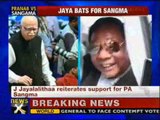 Political parties should back Sangma: Jayalalithaa - NewsX