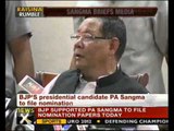 Presidential polls: PA Sangma to file nomination - NewsX