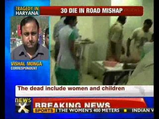Haryana: 30 killed in road accident - NewsX