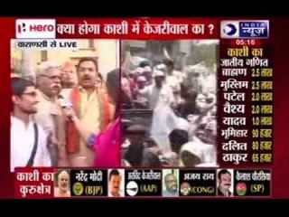 Kejriwal files nomination in Kashi, crowd chants Modi