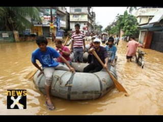 Assam flood situation grim, 77 people dead - NewsX