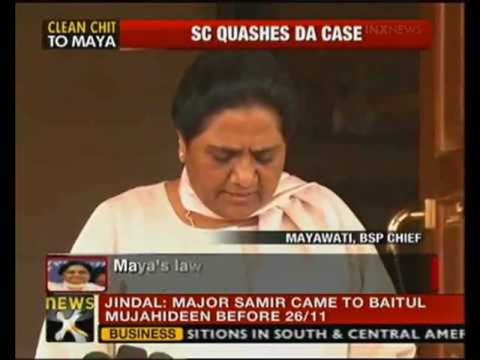 Assets case: Supreme Court gives clean chit to Mayawati - NewsX
