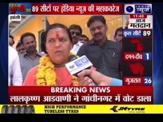 Exclusive talk with Uma Bharti