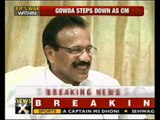 Sadanand Gowda resigns as Karnataka CM - NewsX
