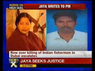 Fisherman killing: Jayalalithaa writes to PM - NewsX
