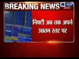 Sensex hits fresh record high, up over 400 points