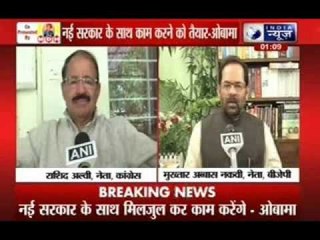 Barack Obama happy to work with Narendra Modi