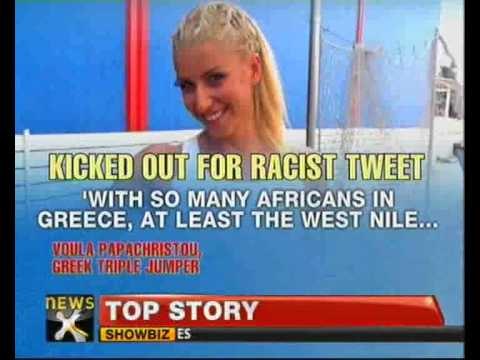 Greek Olympian Papachristou expelled over 'racist tweet' - NewsX