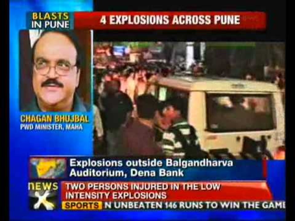 Four explosions rock Pune; two injured -- NewsX