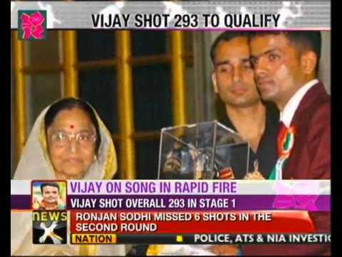 India @ Olympics: Vijay Kumar qualifies for men's 25m Rapid Fire Pistol - NewsX