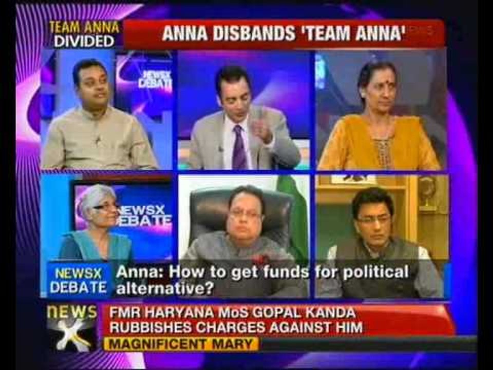 NewsX@9: Anna disbands Team Anna, sets sights on 2014 polls