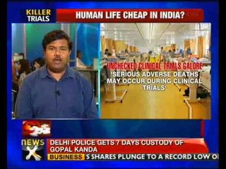 211 people died in six months during clinical trials in India - NewsX