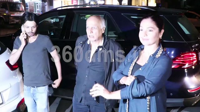 Mahesh Bhatt, Pooja Bhatt and Ekta Kapoor Spotted At Soho House