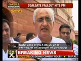 Salman Khurshid expresses sadness over Parliament adjournment - NewsX